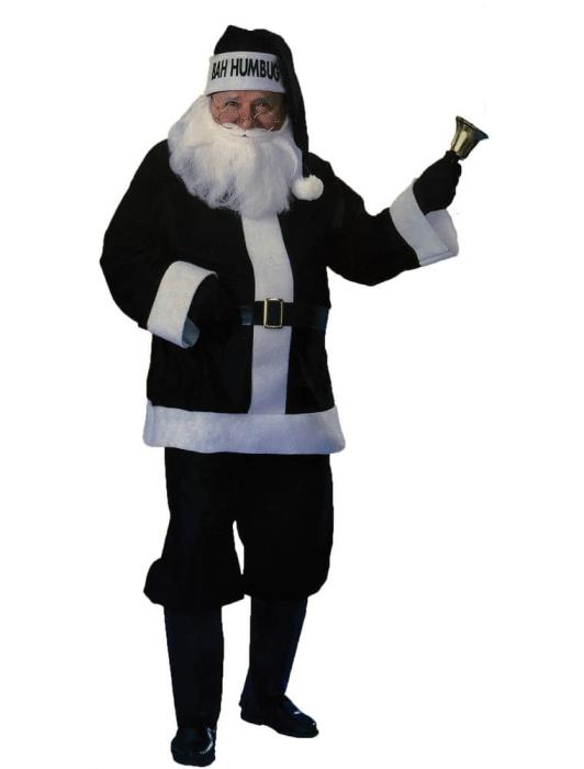 Карнавальный костюм Чёрный Санта Клаус взрослый