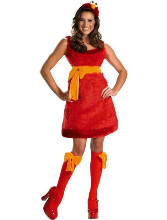 Костюм Элмо "Улица Сезам" взрослый