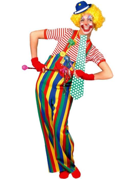 Костюм полосатого клоуна