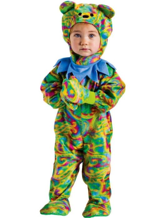 Карнавальный костюм разноцветного медвеженка для малышей