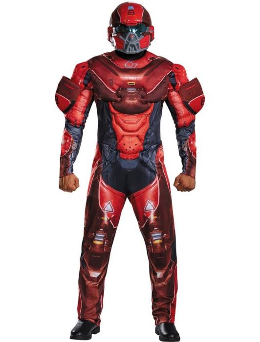 Карнавальный костюм Красный Спартанец Хало взрослый