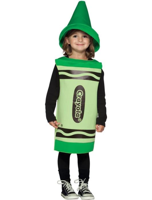 Карнавальный костюм CRAYOLA зелёный детский
