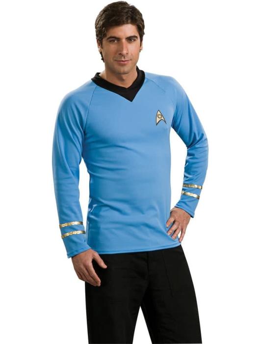 Костюм из к/ф Звёздный путь взрослый синий
