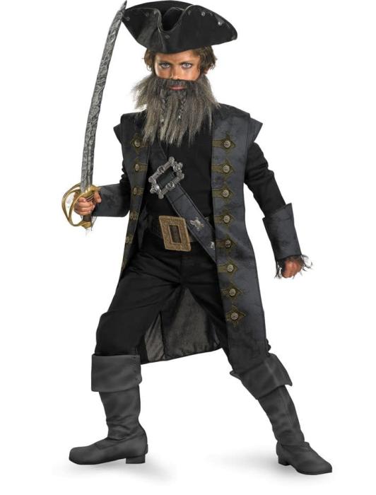 Костюм Чёрная Борода "Пираты Карибского моря 4" взрослый