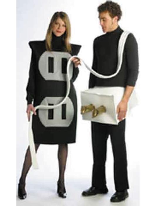 Костюм электрической вилки и розетки взрослый