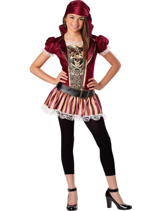 Карнавальный костюм красивой пиратки подростковый