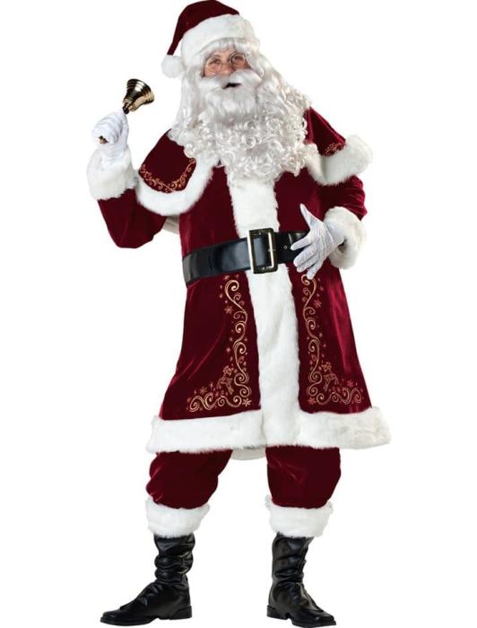 Карнавальный костюм веселого Санта Клауса