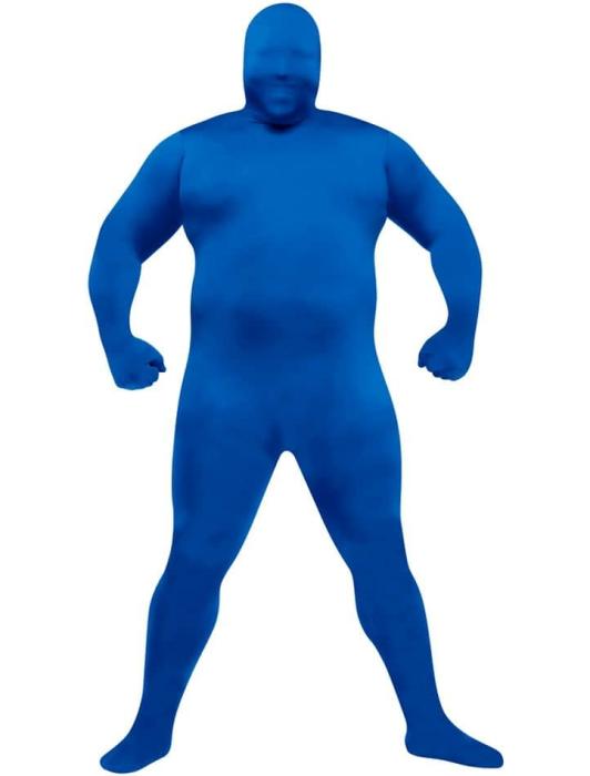Карнавальный Синяя кожа костюм большой