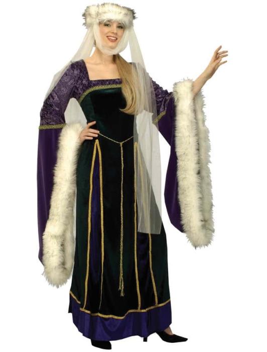 Карнавальный костюм Средневековая Королева взрослый