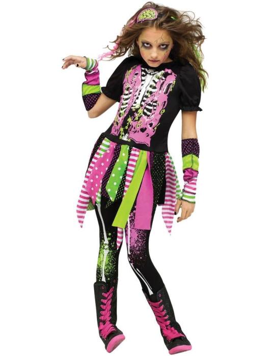 Карнавальный костюм Неоновое зомби детский