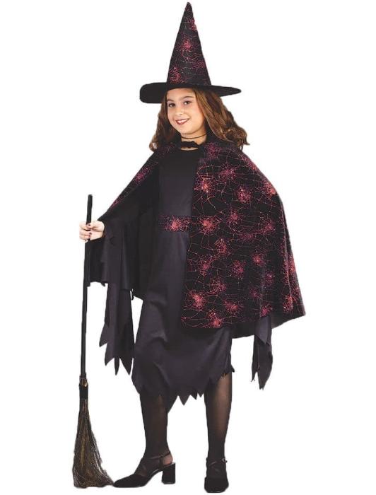Карнавальный костюм симпатичной колдуньи детский