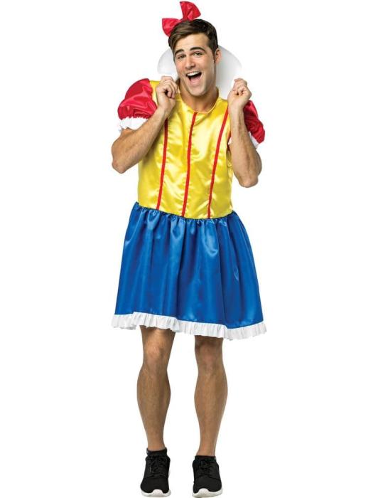 Карнавальный костюм Смешная Белоснежка взрослый