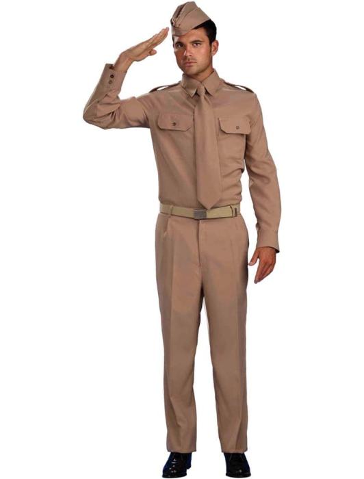 Костюм рядового II Мировой Войны взрослый