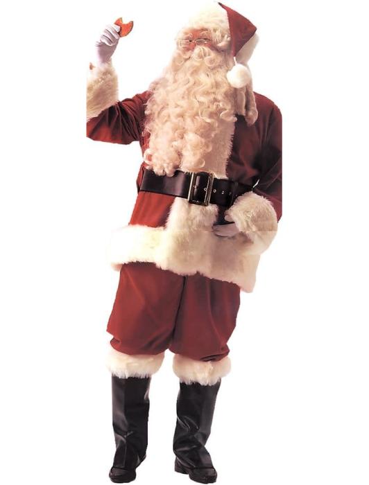 Карнавальный костюм Санты бархатный