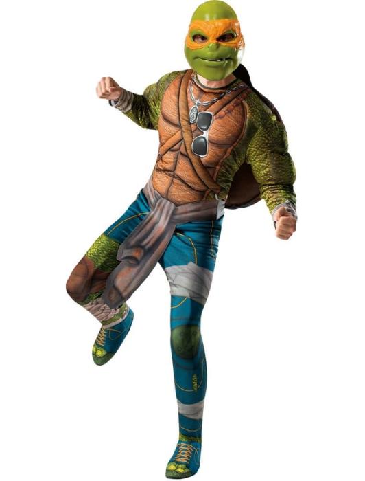 Карнавальный костюм Микелянджело "Черепашки ниндзя 2" взрослый