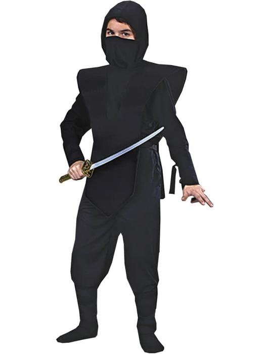 Карнавальный костюм черного Ниндзя детский