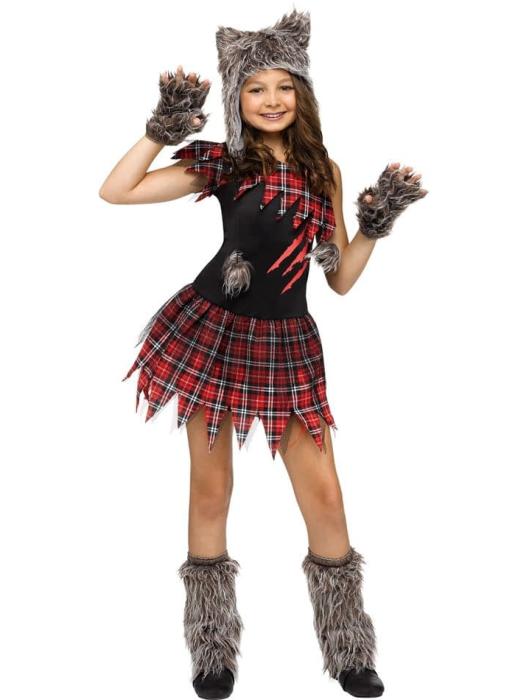 Карнавальный костюм Волка для девочки