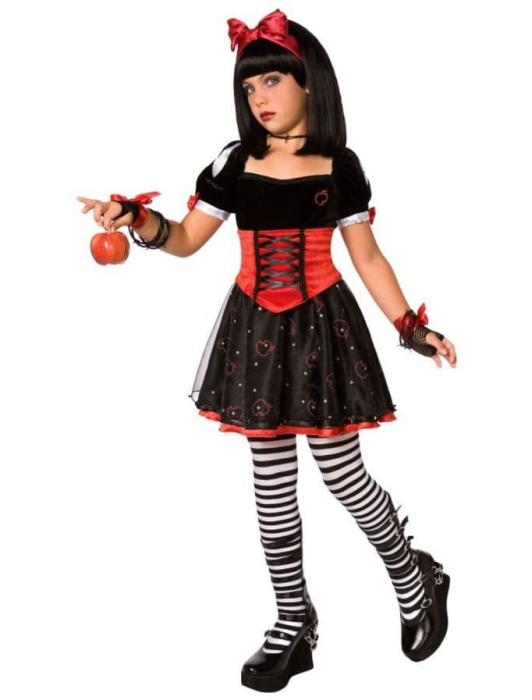 Карнавальный костюм Чёрной Белоснежки детский