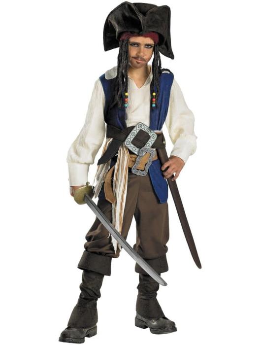Костюм капитан Джек Воробей "Пираты Карибского моря 4" детский