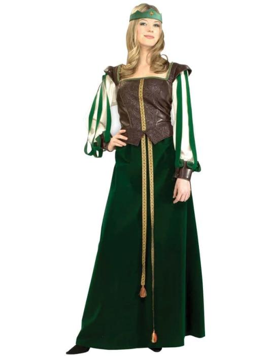 Карнавальный костюм Дева Мариан "Робин Гуд" взрослый