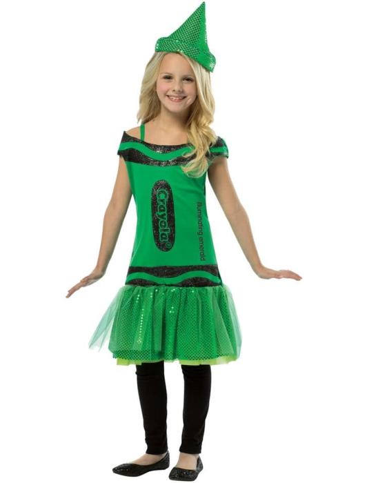 Карнавальный костюм CRAYOLA карандаш зеленый детский