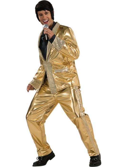 Карнавальный костюм Элвис Прэсли золотой