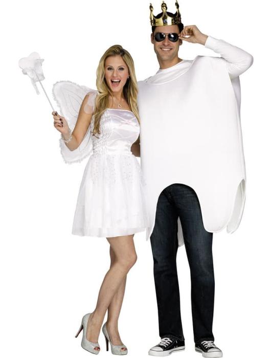 Костюмы для пары Зубная фея и Зуб взрослые