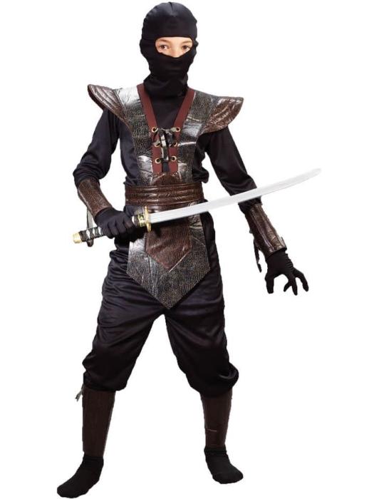 Костюм кожаный ниндзя детский