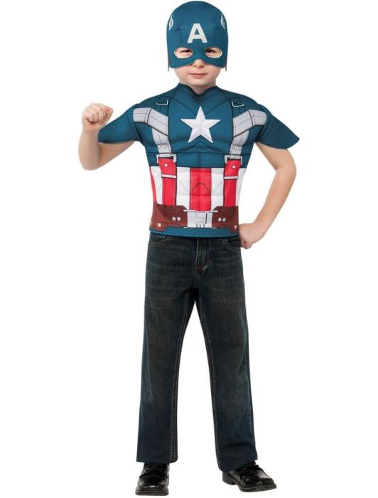 Футболка Капитан Америка детская