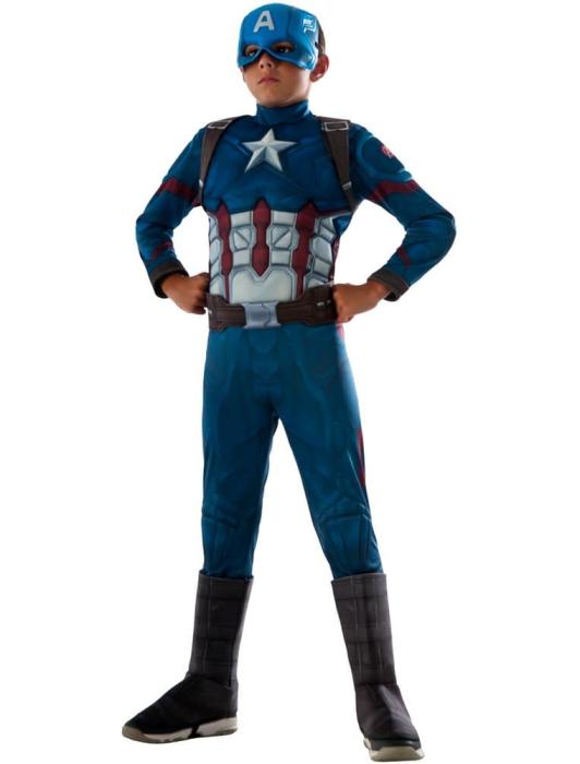 Карнавальный Капитан Америка "Гражданская война" детский