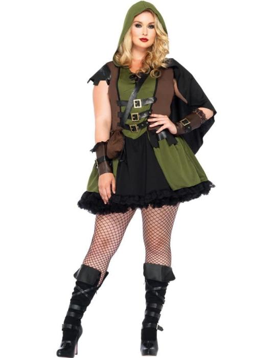 Женский карнавальный костюм Робин Гуд большой