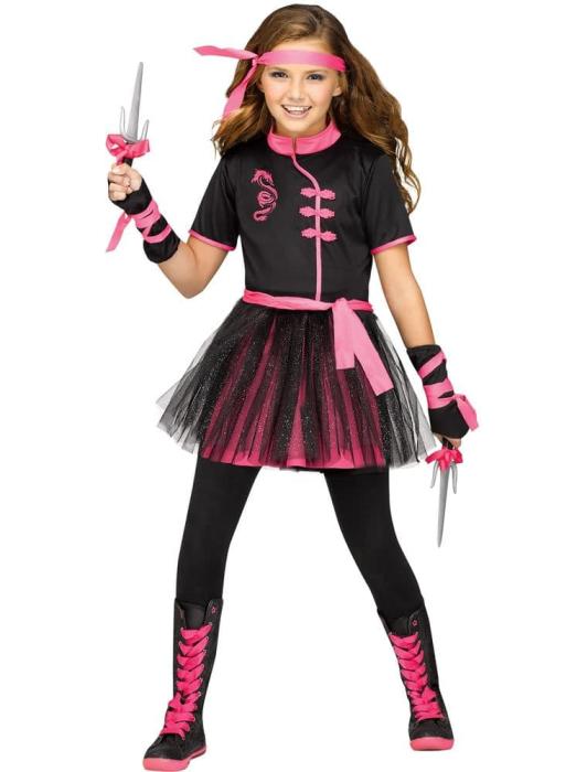 Карнавальный костюм Девочка ниндзя детский