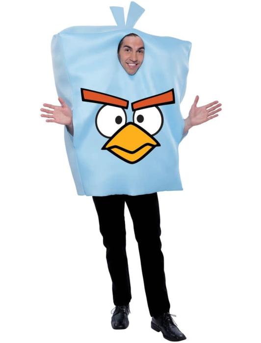 Костюм Angry Birds взрослый Ледяная птица