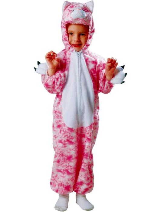 Карнавальный костюм розового котёнка для малышей