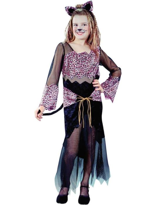 Карнавальный костюм девочки-кошки детский