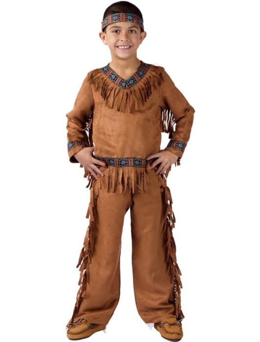 Карнавальный костюм индейца-мальчика детский