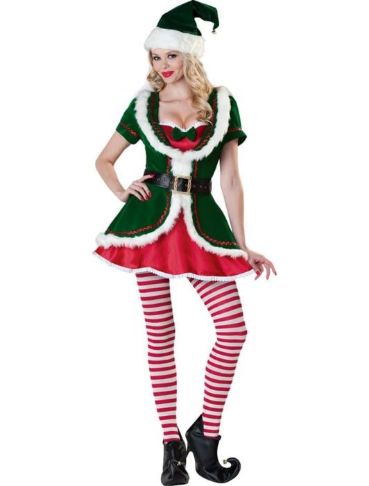 Костюм Эльфа Санты взрослый