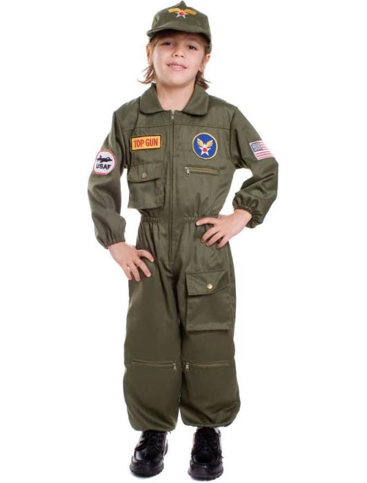 Карнавальный костюм пилота воздушных сил детский