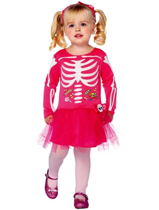 Костюм розового скелета