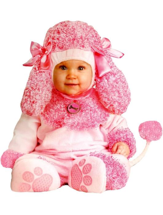 Карнавальный костюм розового пуделя для малышей