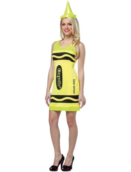 Карнавальный костюм Жёлтый карандаш Crayola женский