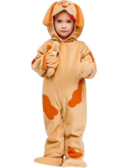 Карнавальный костюм коричневого щенка для малышей