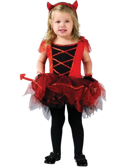 Карнавальный костюм дьяволицы принцессы для малышей