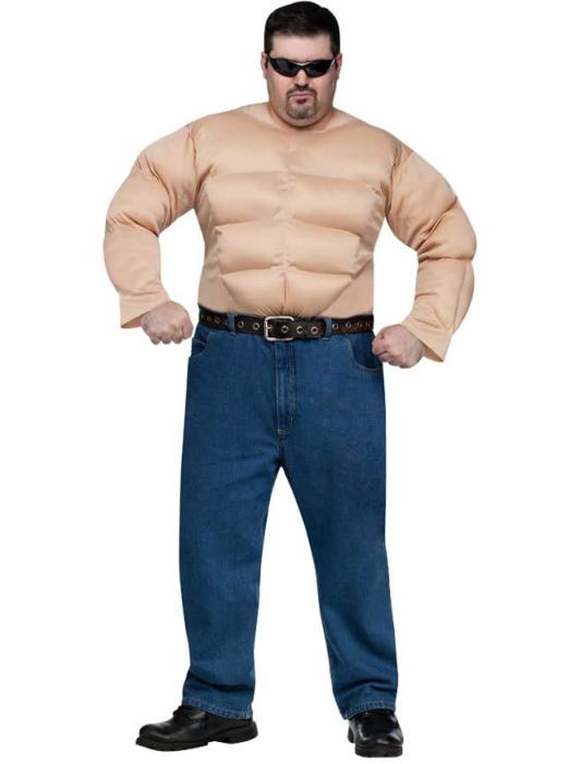 Рубашка с мускулами