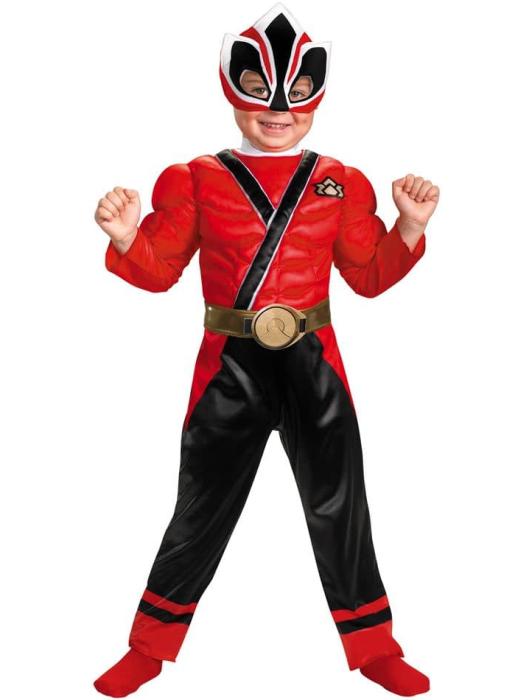 Карнавальный костюм Красный Рэйнджер Самураи для малышей