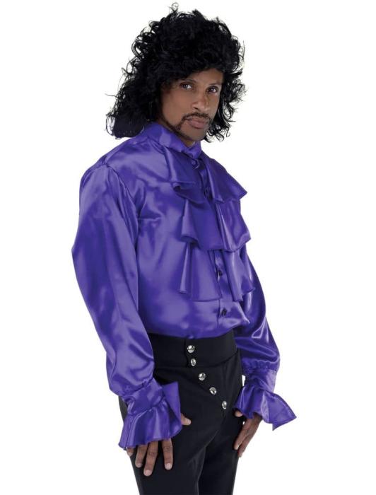Рубашка пирата фиолетовая