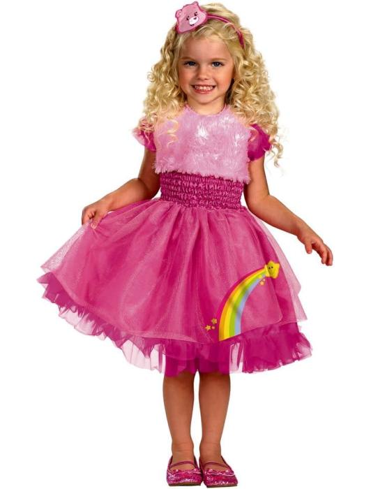 Карнавальный костюм Медвежонок розовый для малышей