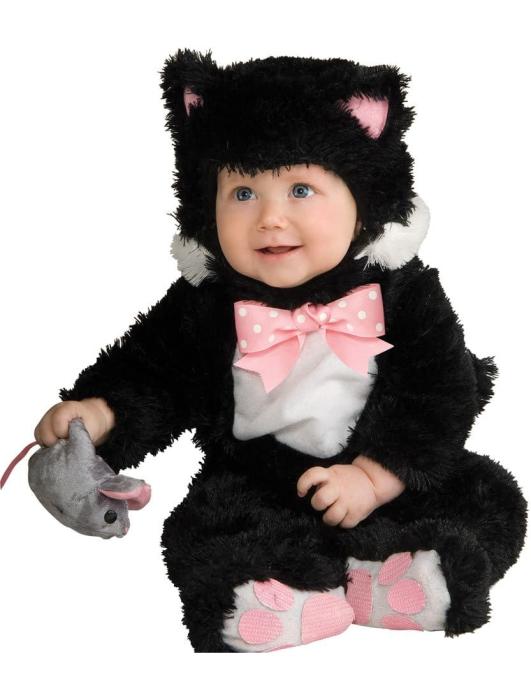 Костюм чёрного котёнка детский