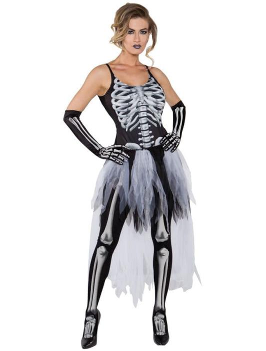 Карнавальный костюм Сексуальный скелет взрослый
