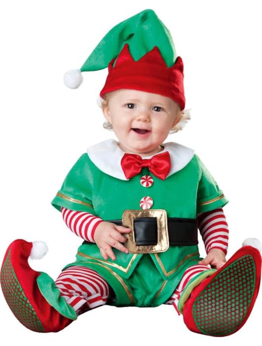 Карнавальный костюм малыша Эльфа Санты детский